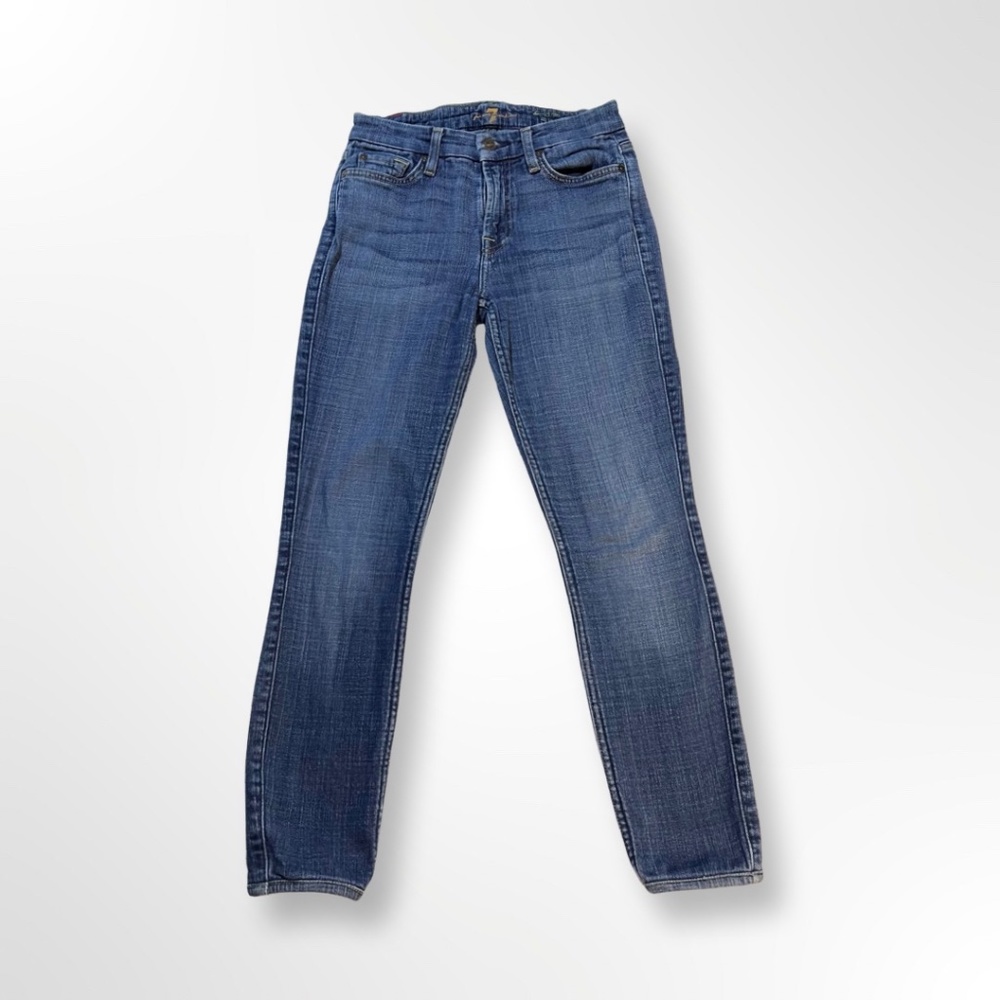 7 For All Mankind The Mid Rise Skinny jean size 25